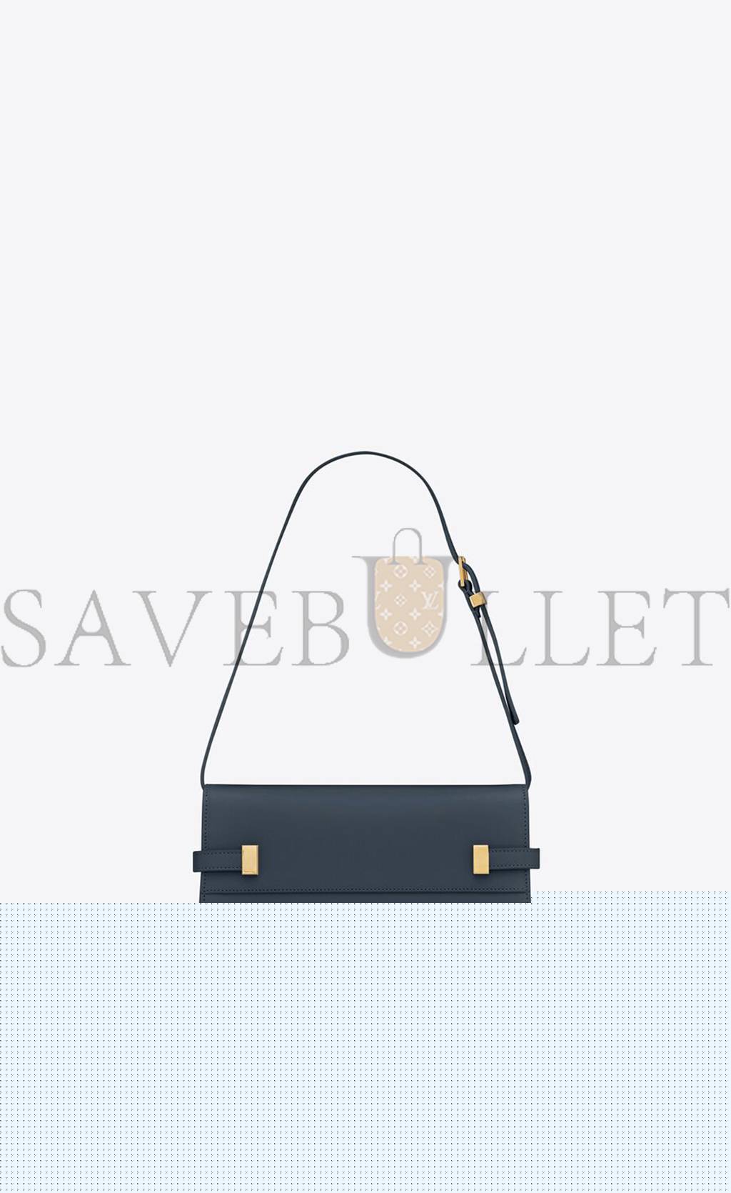 y*l manhattan small shoulder bag in box Sa**t Lau*nt leather 6756260sx0w4227 (24*17.5*6cm)