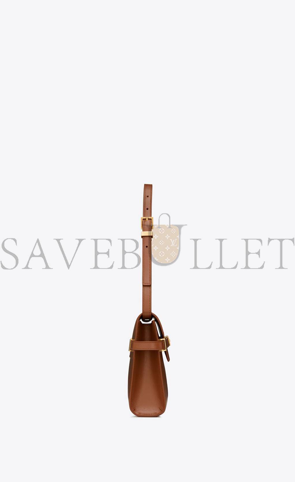 y*l manhattan small shoulder bag in box Sa**t Lau*nt leather 6756260sxpw6362 (24*17.5*6cm)