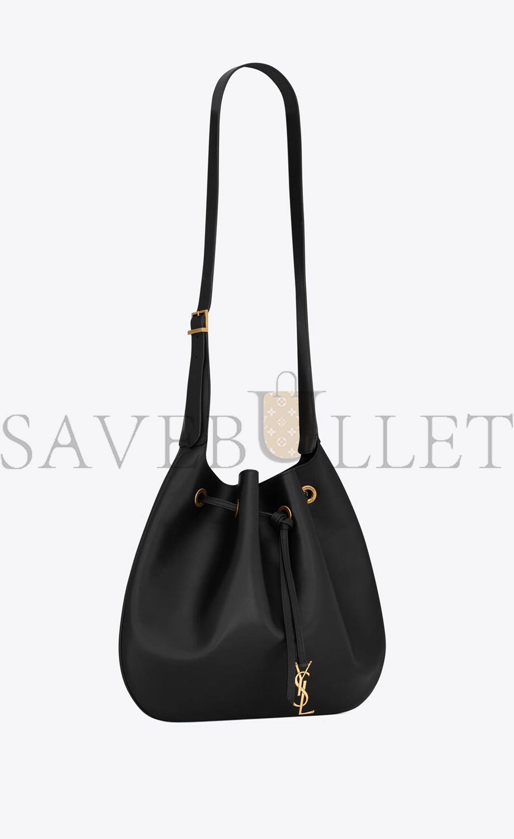Y*L paris vii large flat hobo bag in smooth leather 697941aaamd1000 (44*33*2cm)
