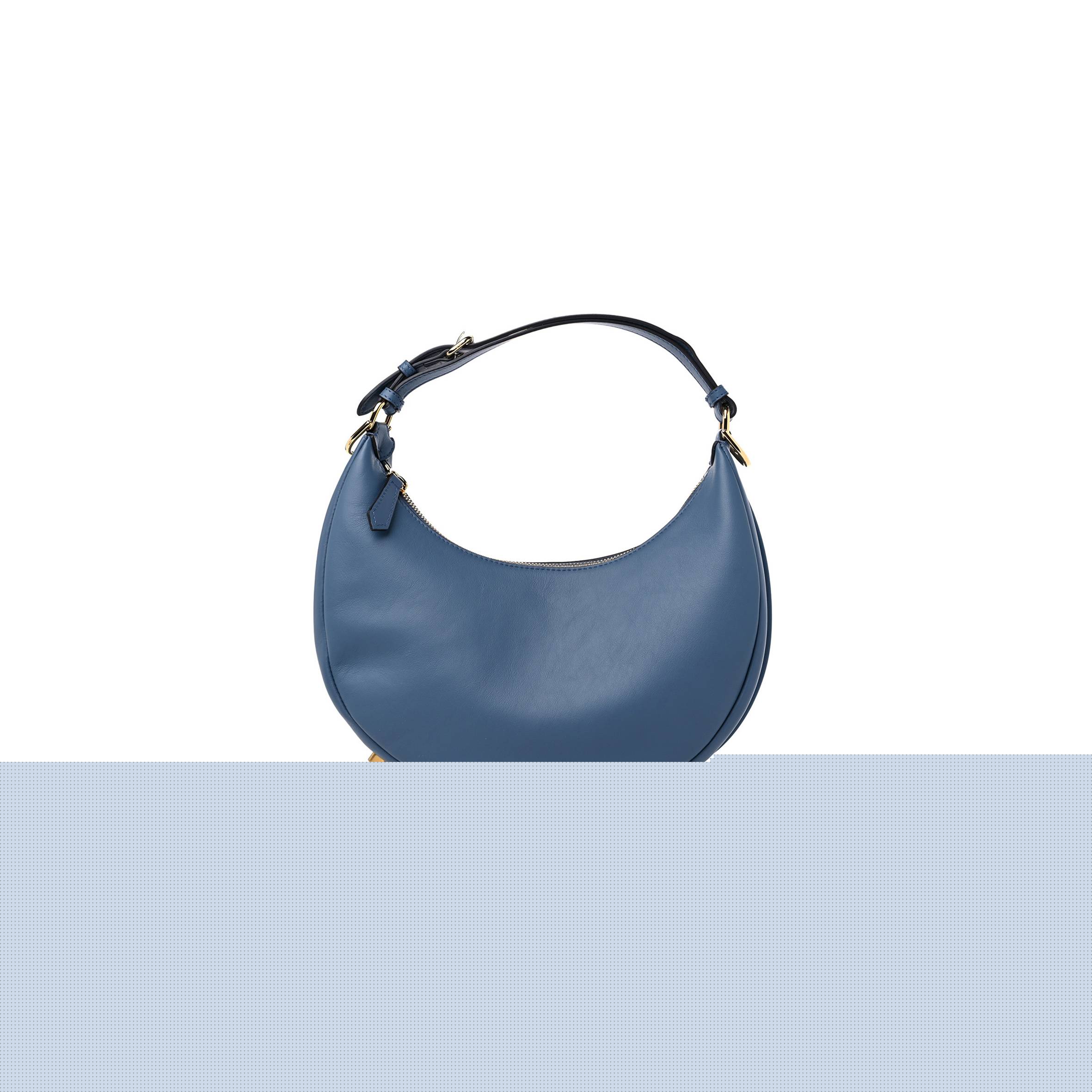 F**di vitello grace matte small F**digraphy hobo bag mirto (22*17*9cm)