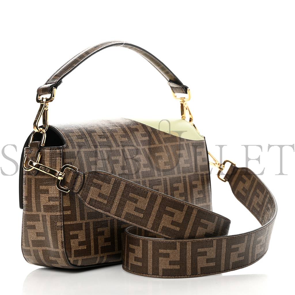 F**di glazed fabric ff 1974 hairdo girls inlay baguette mogano panna multicolor (27*15*6cm)